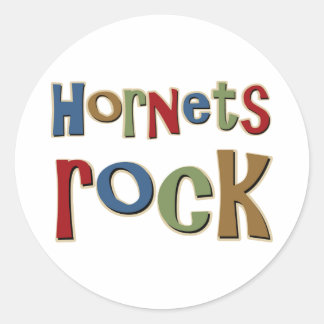 Sticker Rond Rock Hornets