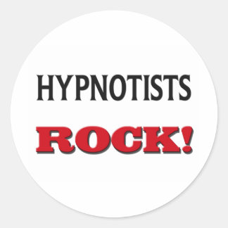 Sticker Rond Rock hypnotisant