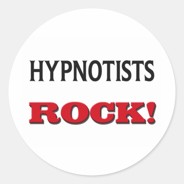 Sticker Rond Rock hypnotisant (Devant)