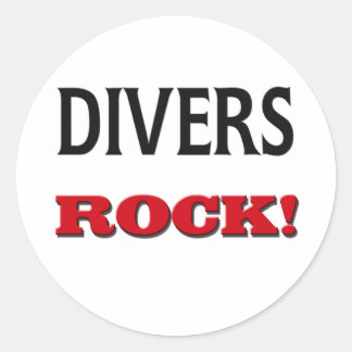 Sticker Rond Rock plongeurs
