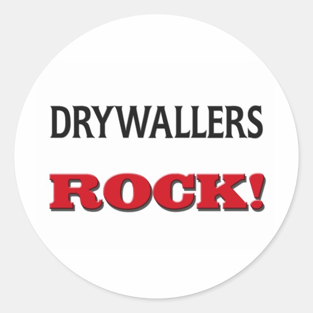 Sticker Rond Rock porte-peintures (Devant)