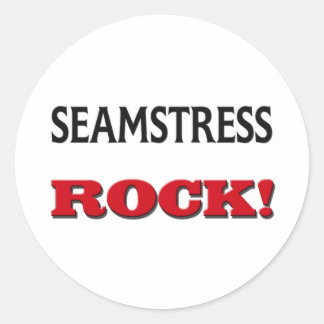 Sticker Rond Rock Seamstress