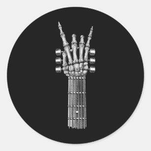 Sticker Rond Rock Sur Bynd Tee - shirts Pour Femmes Rock Et Rol