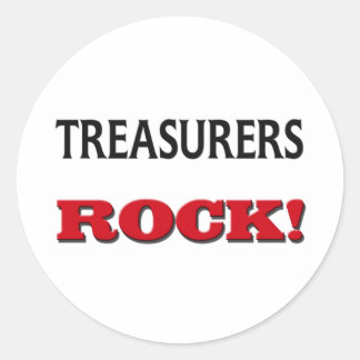Sticker Rond Rock trésorier
