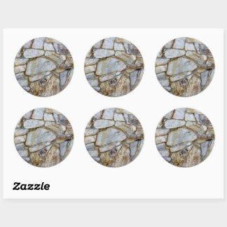 Sticker Rond Rock Wall Texture Nature Photographie