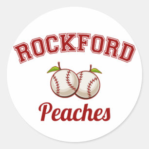 Sticker Rond Rockford Peaches
