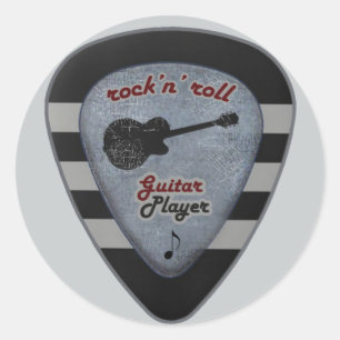 Sticker Rond rock'n'roll pour toujours