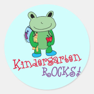 Sticker Rond Rocks de jardin d'enfants