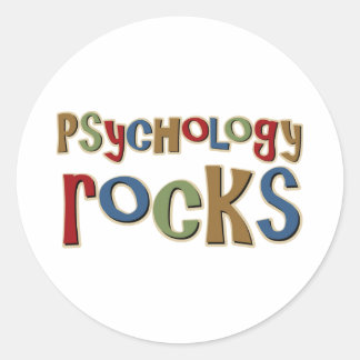 Sticker Rond Rocks de psychologie