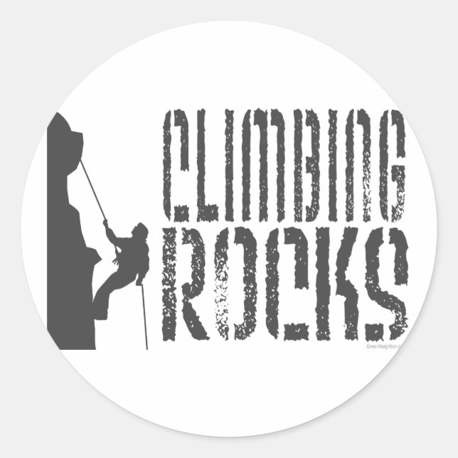Sticker Rond Rocks Escalades (Devant)
