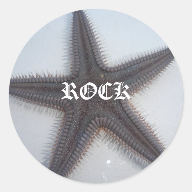 Sticker Rond Rockstar (Devant)
