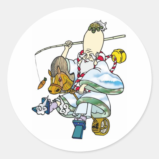 Sticker Rond rodéo Jurojin (Devant)