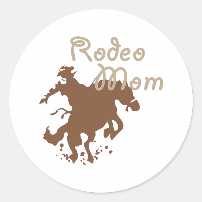 Sticker Rond Rodeo Maman (Devant)