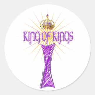 Sticker Rond Rois des rois