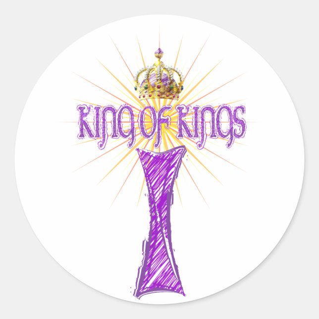 Sticker Rond Rois des rois (Devant)