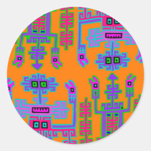 Sticker Rond Rois du Pérou