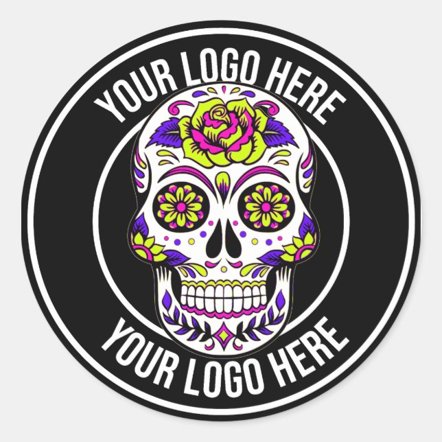 Sticker Rond Roller Derby Circle Logo (Devant)