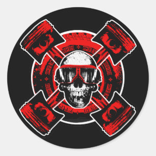 Sticker Rond RollingBonez - Nitro Pilot