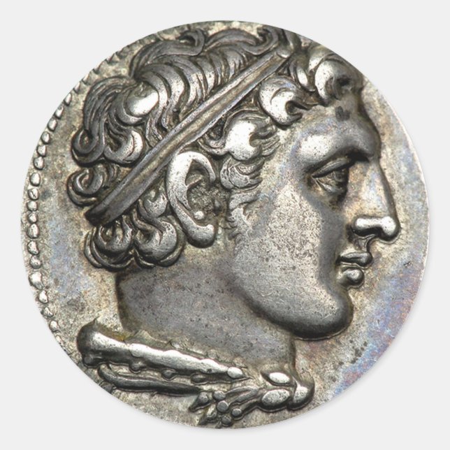 Sticker Rond Roman Coin (Devant)