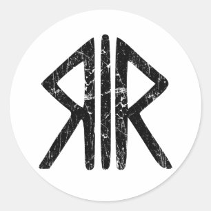 Sticker Rond Roman Way Dieux religion symbole antique antiquité