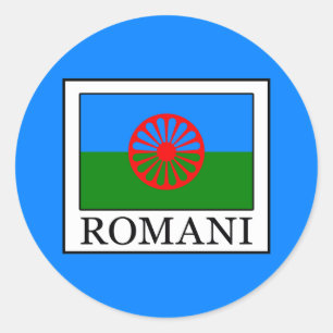 Sticker Rond Romani