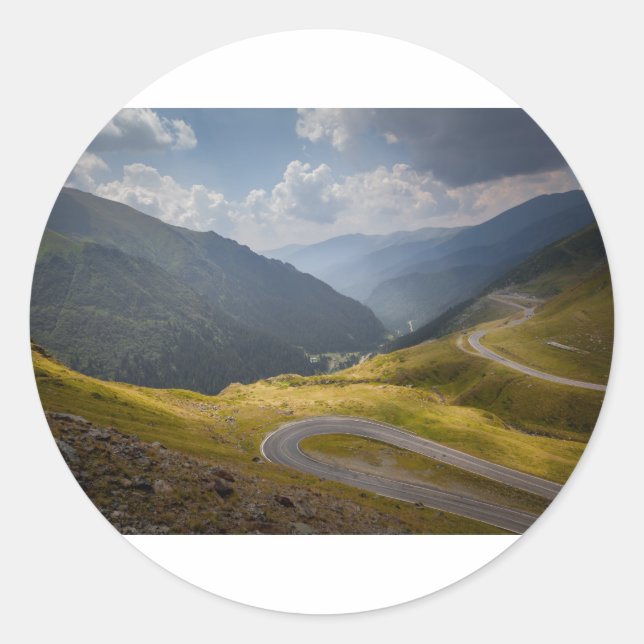 Sticker Rond Romania (Devant)