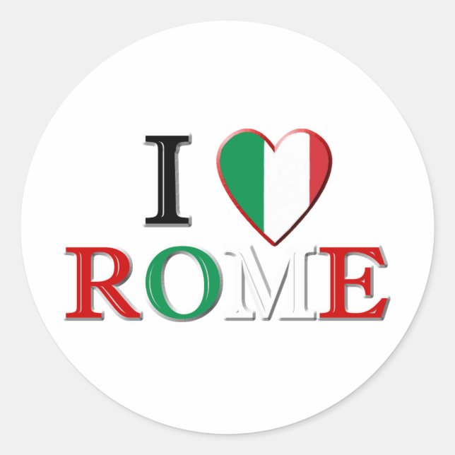 Sticker Rond Rome (Devant)