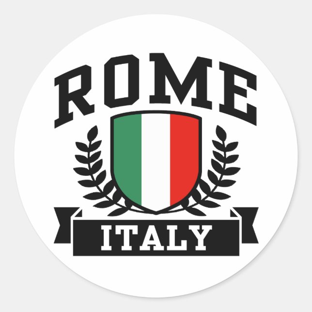 Sticker Rond Rome (Devant)