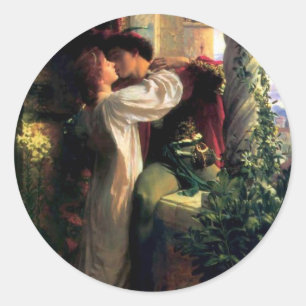 Sticker Rond Roméo et Juliet