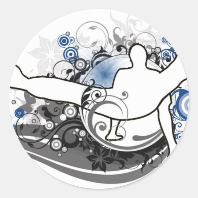 Sticker Rond Rompre quelque chose (Devant)