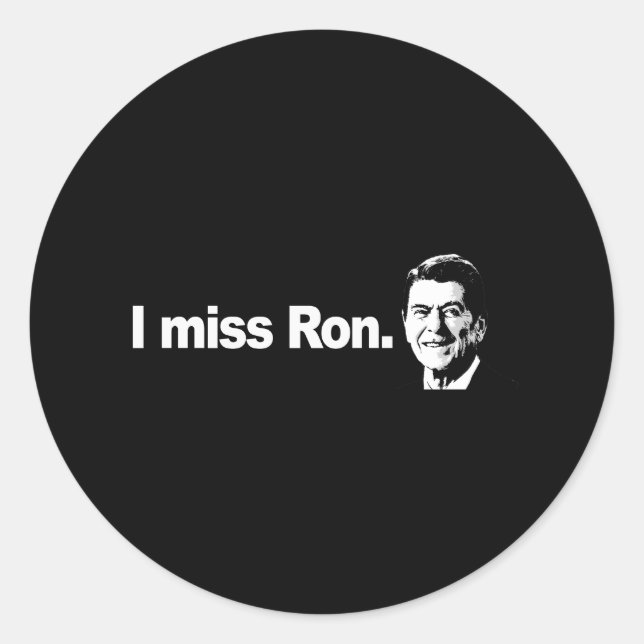 Sticker Rond RON Bumpersticker (Devant)