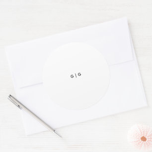 Sticker Rond Rond, 7,62 cm