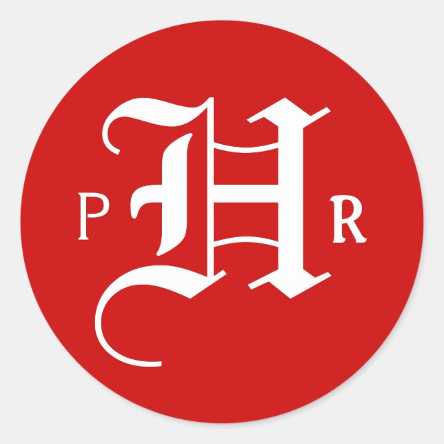 Sticker Rond rond rouge (Devant)