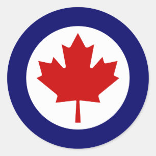 Sticker Rond Rondel canadien