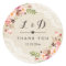  ronds classic avec couronne rustique de fleurs de