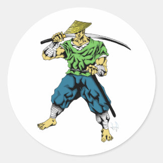 Sticker Rond Ronin