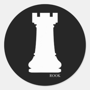 Sticker Rond Rook Chess Piece Group Costume Chess Club Chess Bo