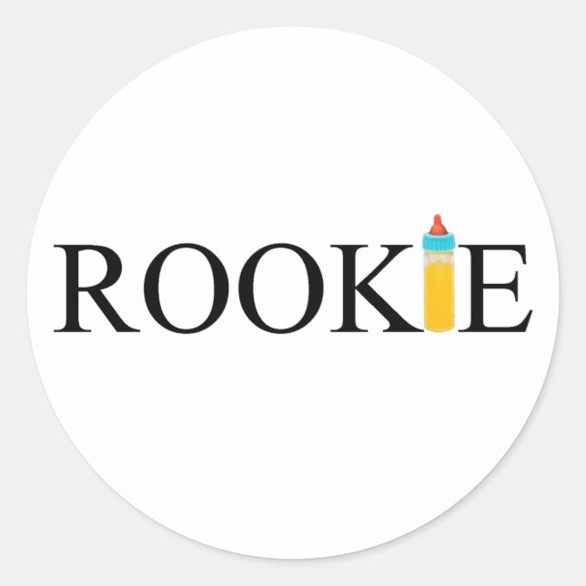Sticker Rond Rookie (Bouteille) (Devant)