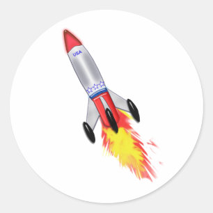 Sticker Rond Roquette vraiment Cool