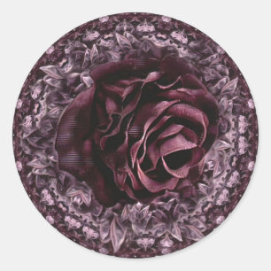 Sticker Rond Rosace Mandala 