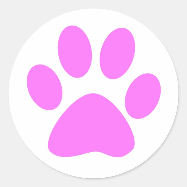 Sticker Rond rose (Devant)
