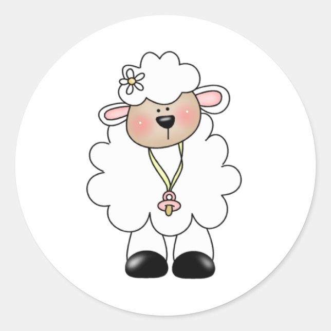 Sticker Rond rose (Devant)