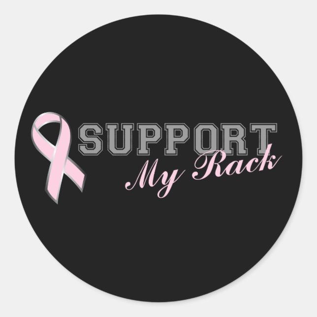 Sticker Rond rose_07_DARK (Devant)