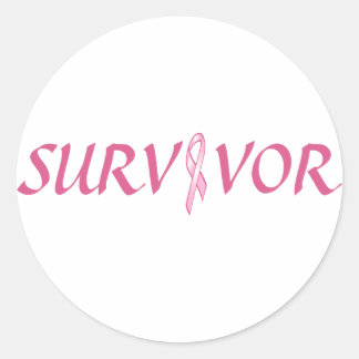 Sticker Rond rose_14