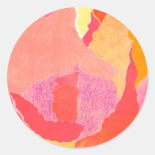 Sticker Rond Rose de chou IV