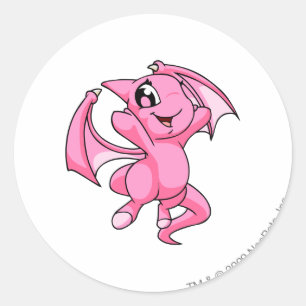 Sticker Rond Rose de Shoyru