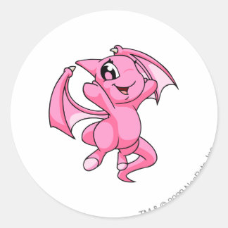 Sticker Rond Rose de Shoyru