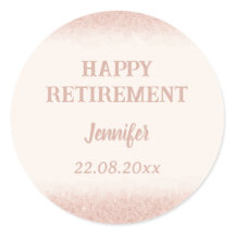 Rose Gold Bonne retraite