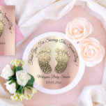 Sticker Rond Rose Gold Parties scintillant Pieds Baby shower Fa<br><div class="desc">Célébrez l'arrivée imminente d'un nouveau lot de joie avec l'Autocollant Rose Gold Parties scintillant Feet Baby shower Favor Merci de Zazzle. Ces stickers charmants sont la touche finale parfaite à tout baby shower, en mélangeant le tourbillon avec une pointe de pétillant pour créer un signe d'appréciation mémorable pour vos invités....</div>