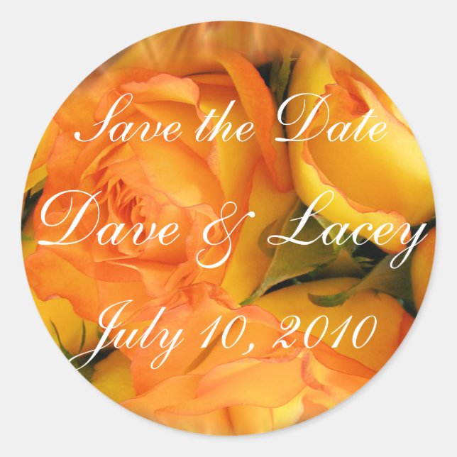 Sticker Rond Rose Sticker-personnaliser pour votre utilisation (Devant)